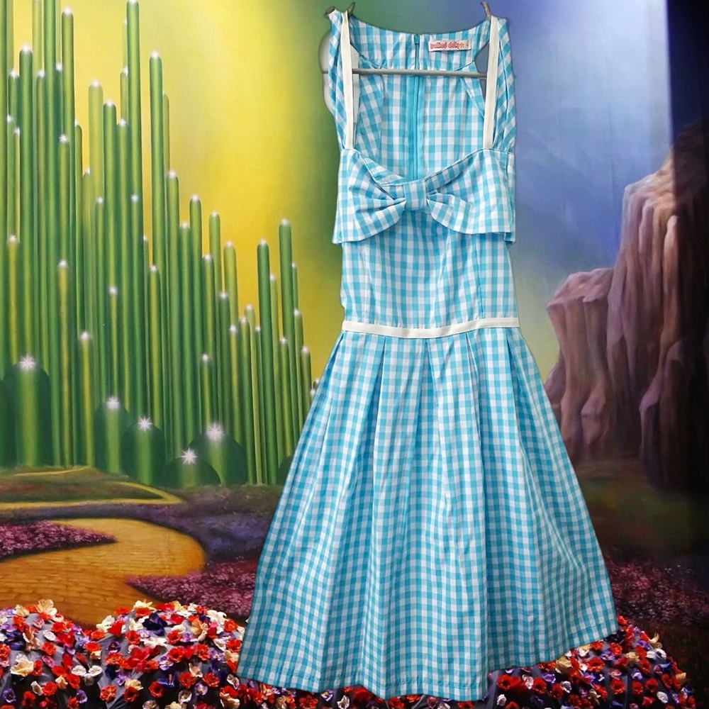 Blue Gingham PinUp Dress